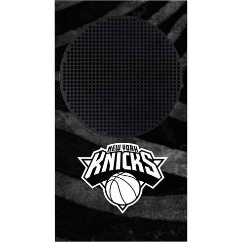 NBA New York Knicks Black Animal Print Xbox Series S Console Skin